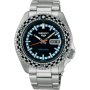 Seiko 5 Sports Automatic Checker Flag SRPK67K1 czarny zegarek męski