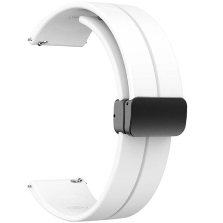 Biały pasek 22 mm z tworzywa DILOY SBR45.22.22 + GRATIS dwa teleskopy i narzędzie