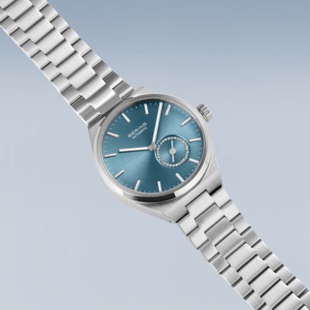 Bering Automatic Sapphire Zegarek 19435-CHARITY damski srebrny automat