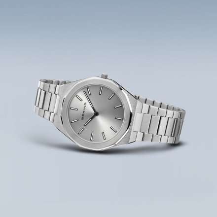 Zegarek Bering Classic 19641-700 męski srebrny na bransolecie