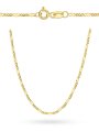 Łańcuszek złoty 50 cm splot figaro gucci • Złoto 585 3.21 g