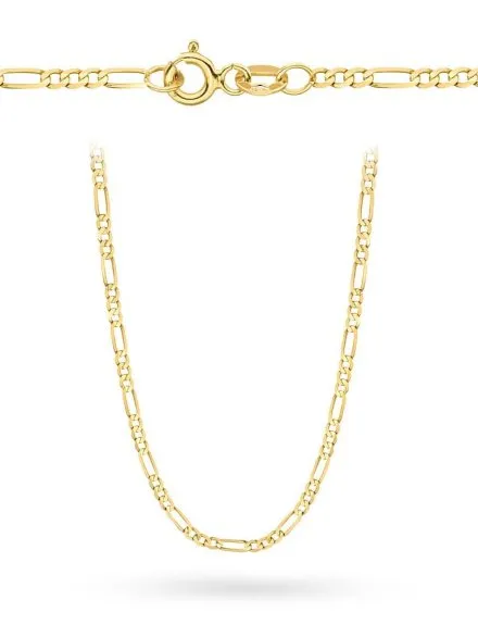 Łańcuszek złoty 45 cm splot figaro • Złoto 585 4.00 g