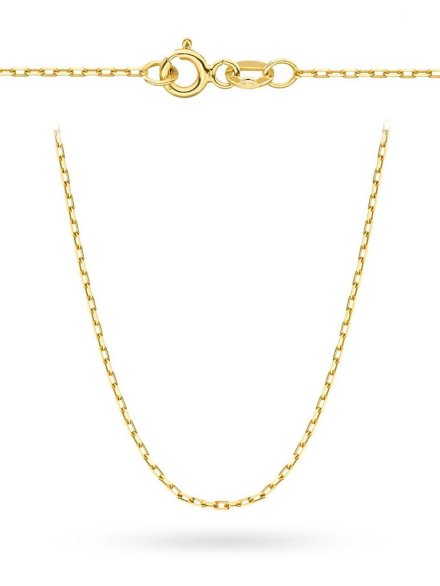 Łańcuszek złoty 50 cm splot ankier • Złoto 585 1.88 g