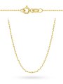 Łańcuszek złoty 50 cm splot ankier • Złoto 585 1.88 g