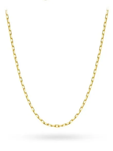 Łańcuszek złoty 50 cm splot ankier • Złoto 585 1.88 g