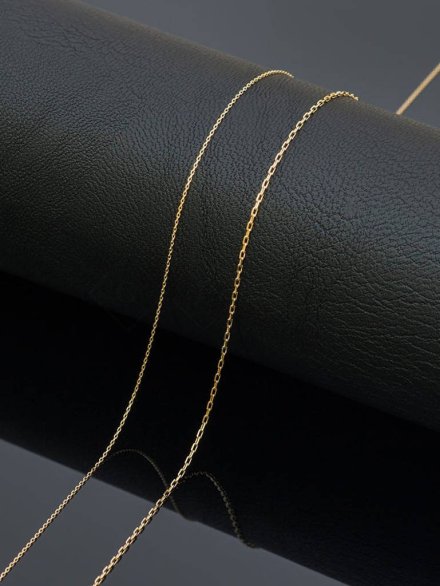 Łańcuszek złoty 55 cm splot ankier • Złoto 585 3.38 g