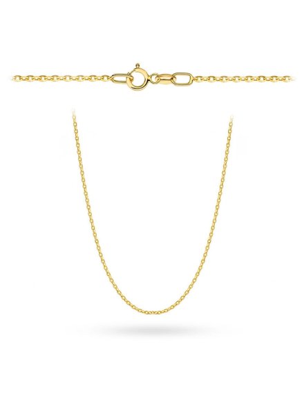 Łańcuszek złoty 50 cm splot rolo diamentowany • Złoto 585 2.47 g
