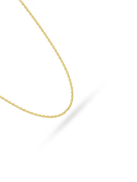 Łańcuszek złoty 50 cm splot rolo diamentowany • Złoto 585 2.47 g