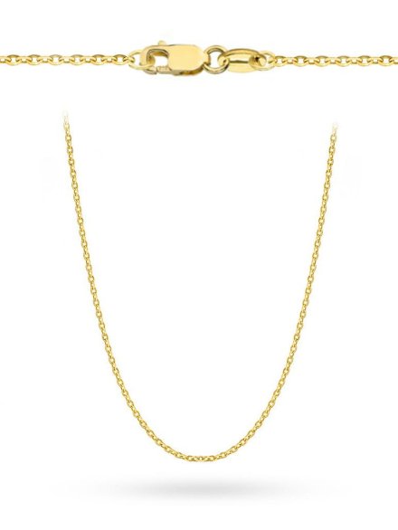 Łańcuszek złoty 50 cm splot rolo diamentowany • Złoto 585 5.00 g