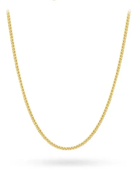 Łańcuszek złoty 42 cm splot lisi ogon • Złoto 585 1.42 g