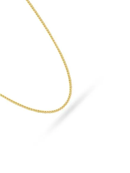 Łańcuszek złoty 42 cm splot lisi ogon • Złoto 585 1.42 g