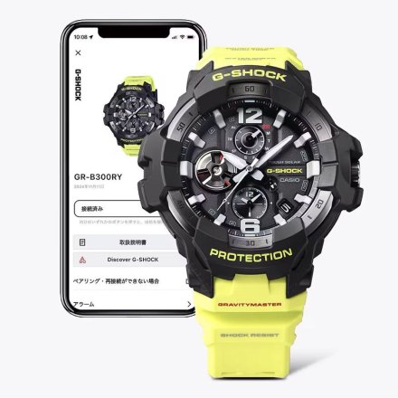 Zegarek Casio G-SHOCK MASTER OF G GR-B300RY-1A9ER SOLAR BLUETOOTH