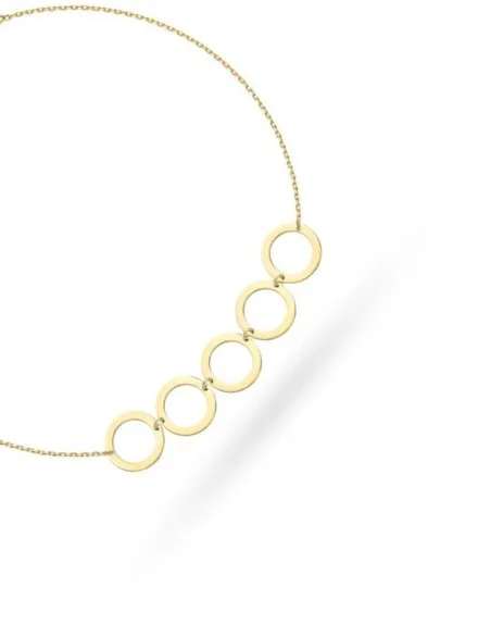 Bransoletka złota złote ringi  • Złoto 585 0.93 g