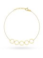Bransoletka złota złote ringi  • Złoto 585 0.93 g