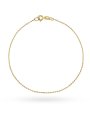 Bransoletka złota splot Rolo diamentowana • Złoto 585 0.46 g