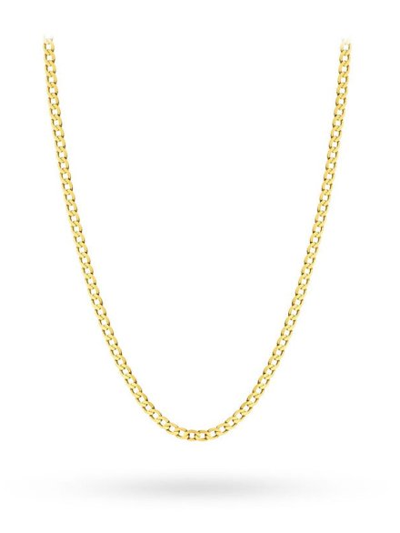 Łańcuszek złoty 42 cm splot pancerka gładka • Złoto 585 1.60 g