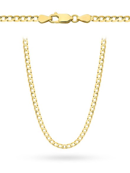 Łańcuszek złoty 45 cm splot pancerka diamentowana • Złoto 585 4.10 g