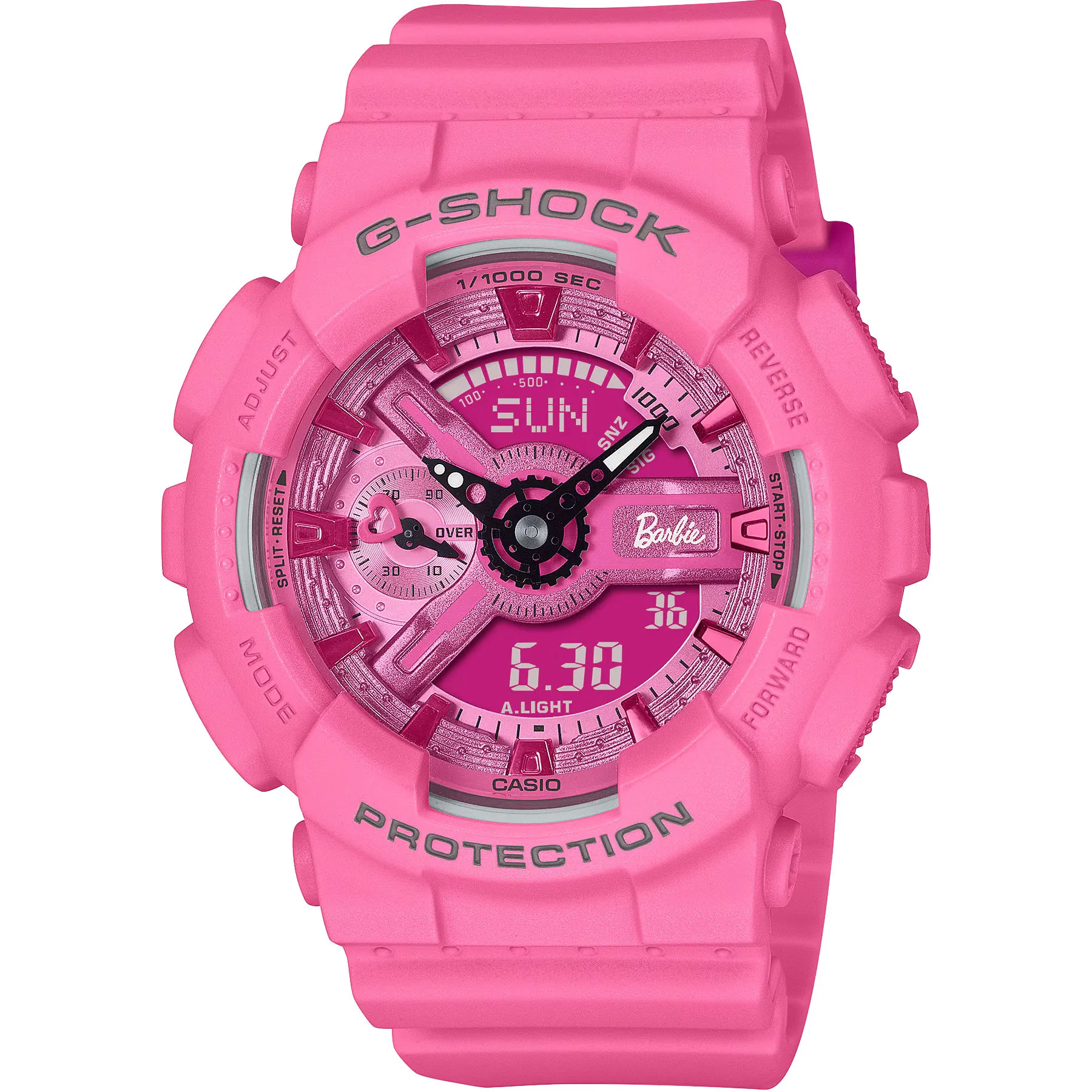 Zegarek Casio G-Shock x Barbie różowy GMA-S110BE-4AER - 799,00 zł
