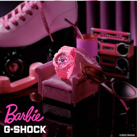 Zegarek Casio G-Shock x Barbie różowy GMA-S110BE-4AER