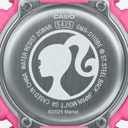 Zegarek Casio G-Shock x Barbie różowy GMA-S110BE-4AER