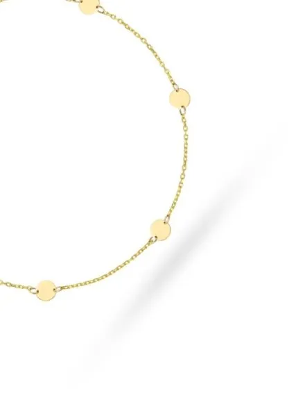 Bransoletka złota złote pełne kółka  • Złoto 585 0.82 g