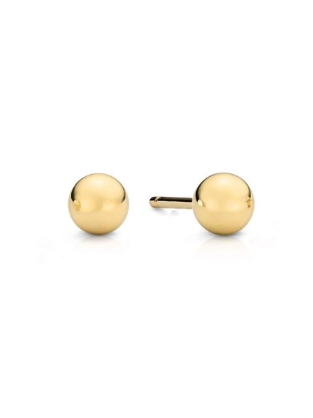 Kolczyki złote kulki super lekkie 8 mm • Złoto 333 0.67 g