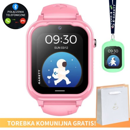 Smartwatch na Komunię dla dziewczynki Garett Essa GO różowy 5904238486504