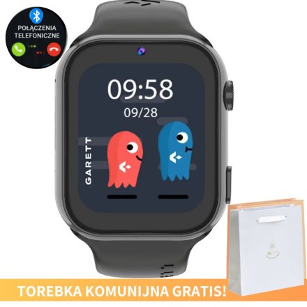 Smartwatch na Komunię dla chłopca Garett Kids Twin 2 czarny 5904238486283