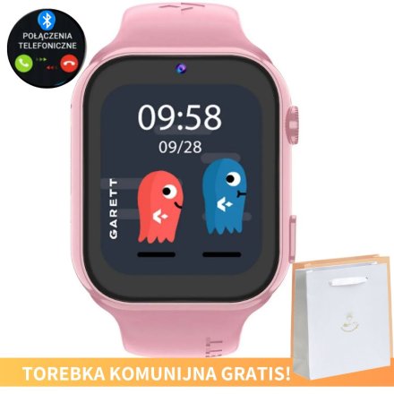 Smartwatch na Komunię dla dziewczynki Garett Kids Twin 2 różowy 5904238486290