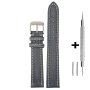 Szary pasek 18 mm skórzany CHERMOND A103 + GRATIS dwa teleskopy i narzędzie