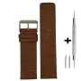 Brązowy pasek 18 mm skórzany CHERMOND A133 + GRATIS dwa teleskopy i narzędzie
