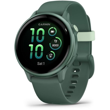 Garmin Vivoactive 6 Metallic Jasper zielony smartwatch AMOLED z GPS i muzyką 010-02985-02