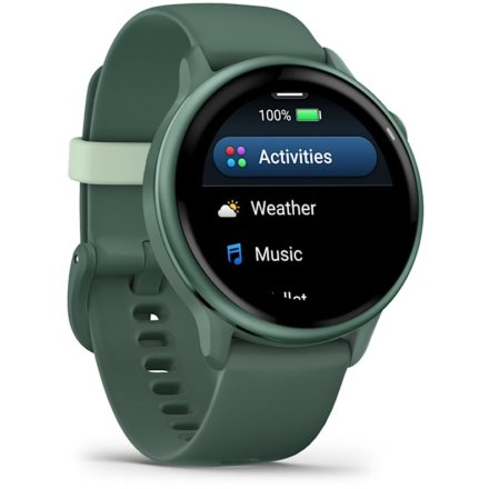 Garmin Vivoactive 6 Metallic Jasper zielony smartwatch AMOLED z GPS i muzyką 010-02985-02