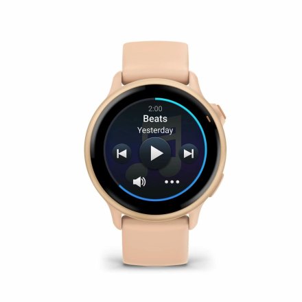 Garmin Vivoactive 6 Metallic Pink dawn różowy smartwatch AMOLED z GPS i muzyką 010-02985-03