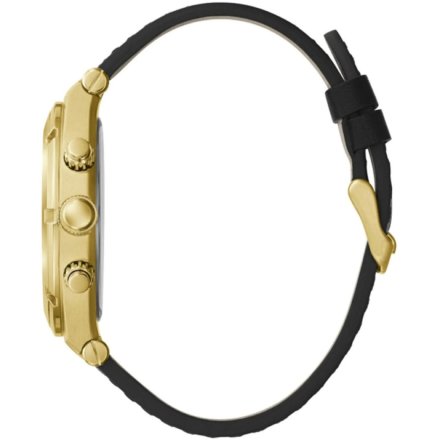 Zegarek męski Guess Continental GW0262G2 złoty z czarnym paskiem