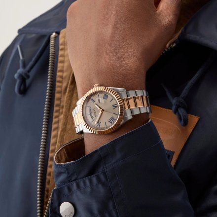 Guess Connoisseur GW0265G13 zegarek męski z bransoletką bikolor