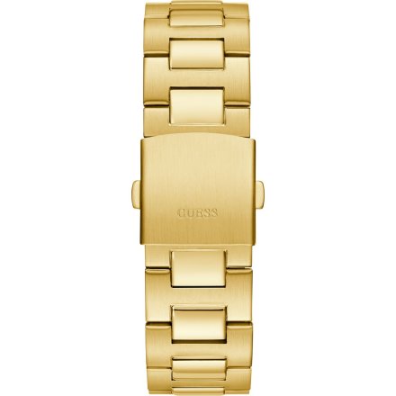 Guess Equity GW0703G5 zegarek męski złoty czarna tarcza