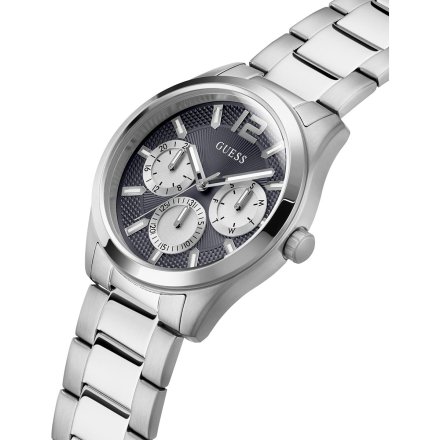 Guess Zen GW0707G1 zegarek męski na bransolecie srebrny