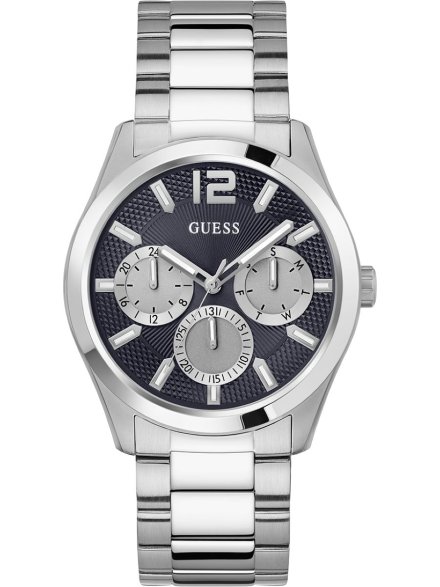Guess Zen GW0707G1 zegarek męski na bransolecie srebrny