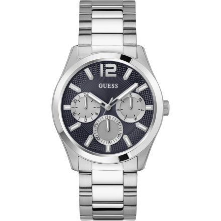 Guess Zen GW0707G1 zegarek męski na bransolecie srebrny