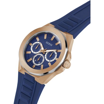 Guess Dashboard GW0799G2 zegarek męski granatowy z paskiem