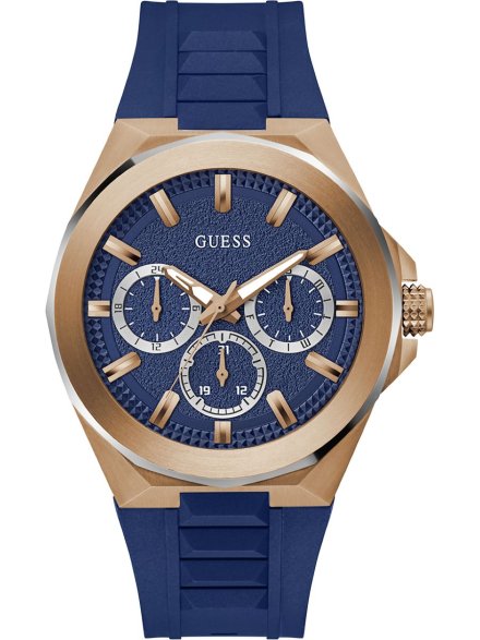 Guess Dashboard GW0799G2 zegarek męski granatowy z paskiem