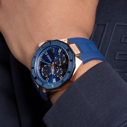 Guess R2 GW0803G2 zegarek męski granatowy z paskiem