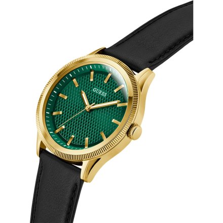 Guess Dex GW0846G1 zegarek męski złoty z zieloną tarczą