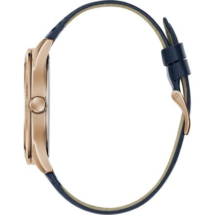 Guess Dex GW0846G2 zegarek męski różowozłoty z granatową tarczą