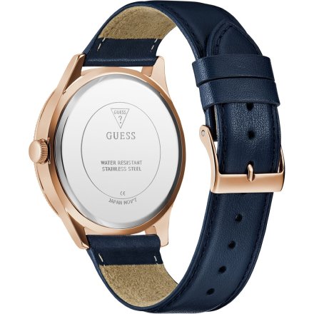 Guess Dex GW0846G2 zegarek męski różowozłoty z granatową tarczą