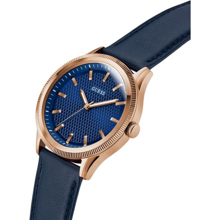 Guess Dex GW0846G2 zegarek męski różowozłoty z granatową tarczą