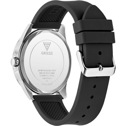 Guess Elliot GW0894G1 klasyczny zegarek męski z czarnym paskiem