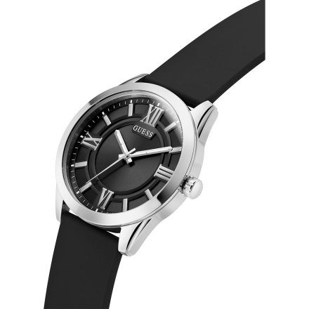 Guess Elliot GW0894G1 klasyczny zegarek męski z czarnym paskiem