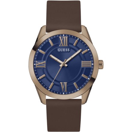 Guess Elliot GW0894G3 brązowy zegarek męski z paskiem